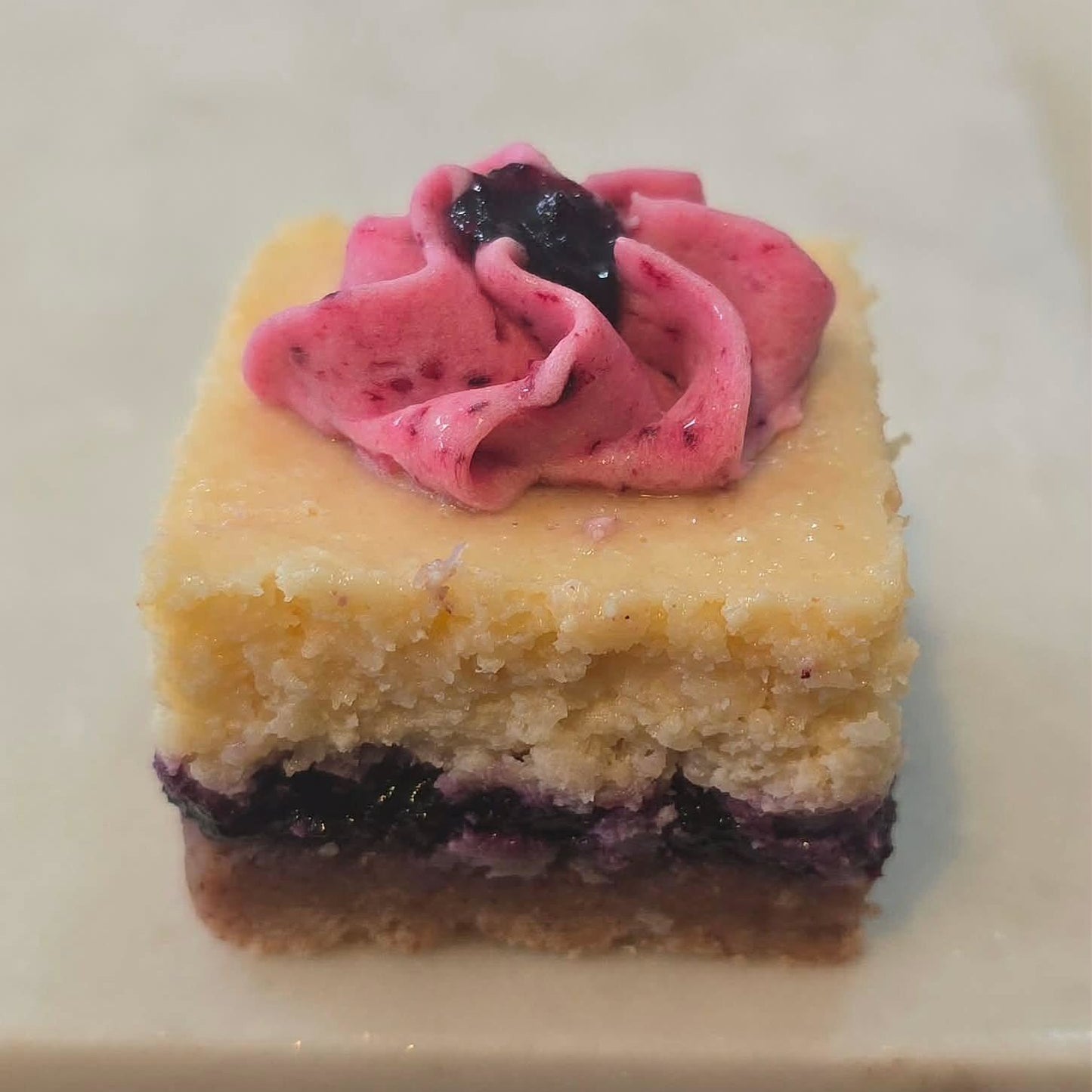 Lemon and Blueberry Slice - Kiss Kiss Artisan Foods