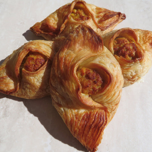 Cheeky Curry Chicken Pastizzi - Kiss Kiss Artisan Foods
