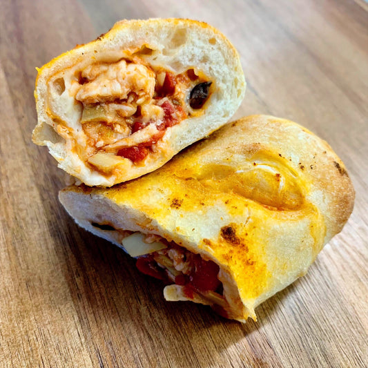 Chicken Antipasto Mini Stromboli - Kiss Kiss Artisan Foods