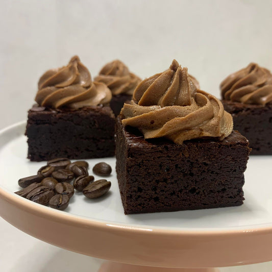 Chocolate Mud Cake with Mocha Buttercream - Kiss Kiss Artisan Foods