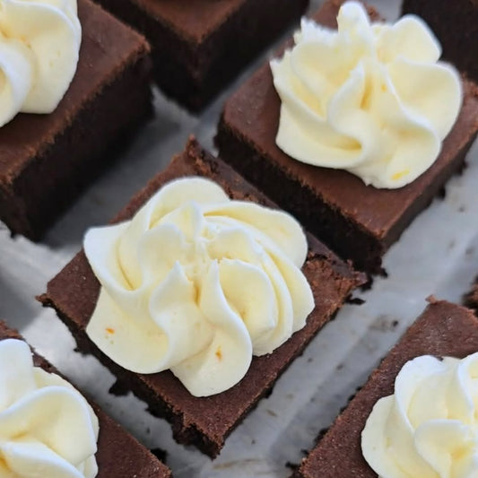 Choc Orange Mud Cake with Zesty Orange Buttercream - Kiss Kiss Artisan Foods