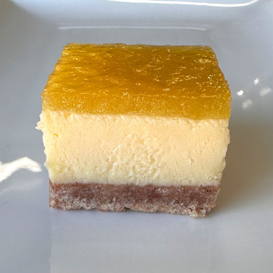 Mango Baked Cheesecake - Kiss Kiss Artisan Foods