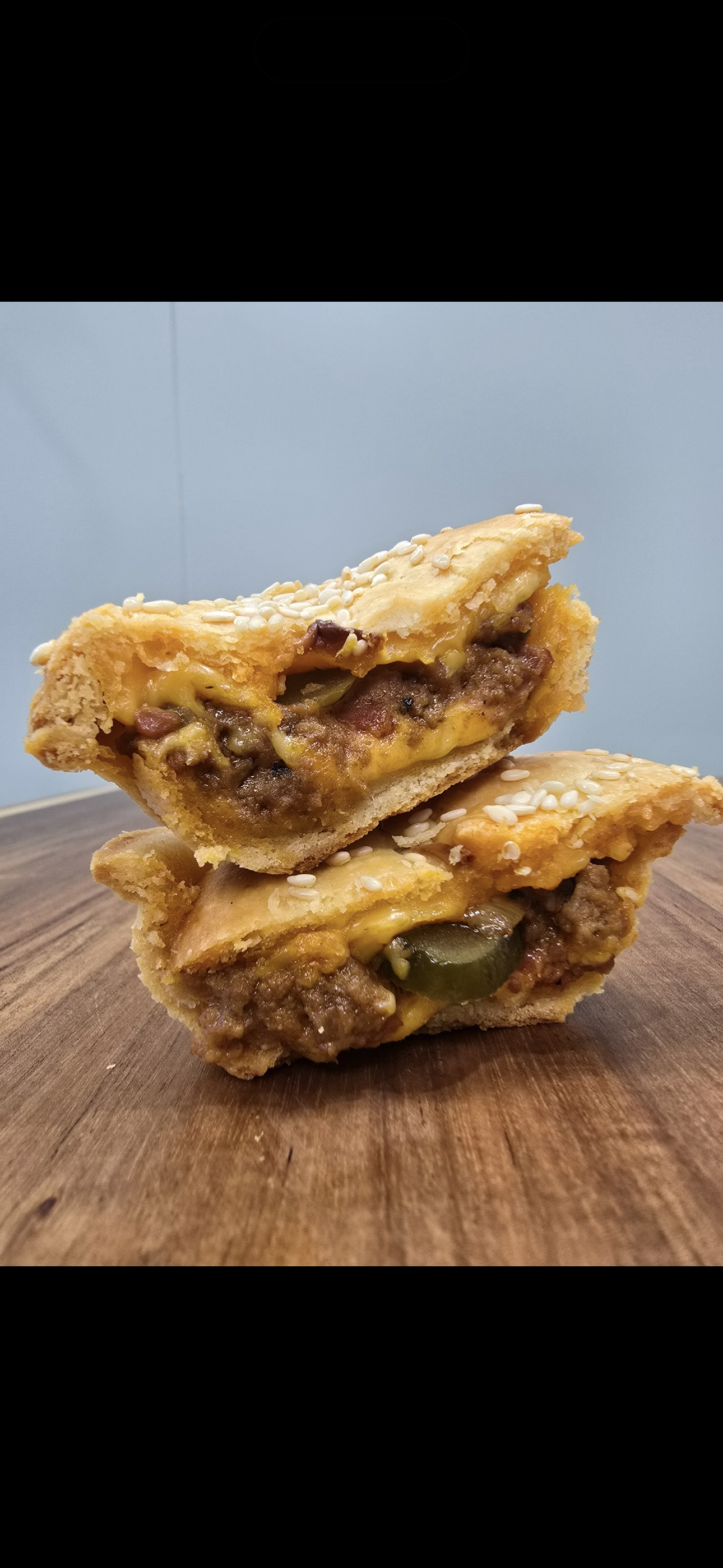 Double Bacon Cheeseburger Pie - Kiss Kiss Artisan Foods