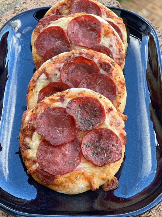Pepperoni Mini Pizza - Kiss Kiss Artisan Foods