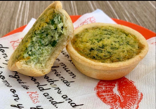 Spinach & Cheddar Quiche - Kiss Kiss Artisan Foods