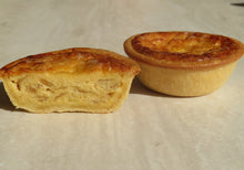 Load image into Gallery viewer, Caramelised Onion &amp; Gruyere Quiche - (50G) Family (1.1Kg) - Kiss Kiss Artisan Foods