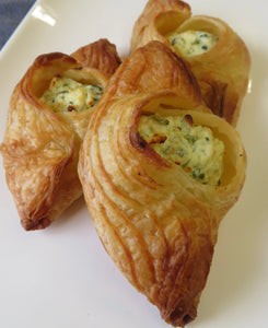 Fantastic Fetta & Spinach Pastizzi - 12 pack of (80g Jumbo) or (30g Canape) Available - Kiss Kiss Artisan Foods