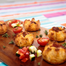 Load image into Gallery viewer, Ratatouille Canape Pie - Vegetarian 12 pack - Kiss Kiss Artisan Foods