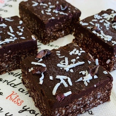 Gluten Free & Vegan - RAW Double Choc Cacao Fudge - 6 Pack - Kiss Kiss Artisan Foods